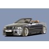 Rieger boční práh (185mm) mont. strana levá pro BMW řada 3 E46, E46 M3 compact, kabriolet, kupé, sedan vč. faceliftu, r.v. 02/02-, 02/98-12/01, 06/00-, plast ABS bez povrchové úpravy, s prolisem, s prolisem a dvěma výřezy