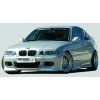 Rieger přední nárazník pro BMW řada 3 E46 sedan, touring po faceliftu, plast ABS bez povrchové úpravy, s držáky pro originální mlhová světla, s žebrováním a děrováním