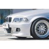Rieger přední nárazník pro BMW řada 3 E46 sedan, touring po faceliftu, plast ABS bez povrchové úpravy, s držáky pro originální mlhová světla, s žebrováním a děrováním
