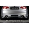 Rieger spoiler pod zadní nárazník pro BMW řada 3 E92, E93 kabriolet, kupé před faceliftem r.v. 03/07-02/10, 09/06-02/10, plast ABS s povrchovou úpravou Carbon-Look, mimo 335i a 335d, pro vozy s dvojitými koncovkami na obou stranách
