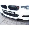 Rieger lipa pod přední nárazník pro BMW řada 3 F30, F31 sedan, touring vč. faceliftu, 02/12-06/15, 07/15-, 10/12-06/15, plast ABS lakovaný do černé lesklé barvy