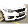 Rieger lipa pod přední nárazník pro BMW řada 4 F32, F33, F36 coupe (3-dvéř.), gran coupe (5-dvéř.), kabriolet vč. faceliftu, 03/13-06/15, 05/14-06/15, 07/15-, 11/12-06/15, plast ABS lakovaný do černé lesklé barvy