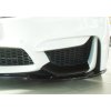 Rieger lipa pod přední nárazník pro BMW řada 4 F82 M4, F83 M4 kabriolet, kupé, 01/14-, 07/14-, plast ABS lakovaný do černé lesklé barvy