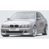 Rieger přední nárazník pro BMW řada 5 E39 sedan, touring, plast ABS bez povrchové úpravy, s držáky originálních mlhových světlometů, pro vozy bez parkovacího asistenta (PDC), bez ostřikovačů světlometů
