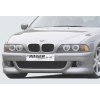 Rieger přední nárazník pro BMW řada 5 E39 sedan, touring, plast ABS bez povrchové úpravy, s držáky originálních mlhových světlometů, pro vozy bez parkovacího asistenta (PDC), bez ostřikovačů světlometů