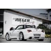 Rieger spoiler pod zadní nárazník pro BMW Z4 E85 kupé, roadster po faceliftu r.v. 01/06-03/09, plast ABS bez povrchové úpravy, pro vozy s dvojitou koncovkou 90mm vlevo
