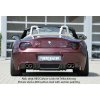 Rieger spoiler pod zadní nárazník pro BMW Z4 E85 roadster před faceliftem r.v. 02/03-12/05, plast ABS bez povrchové úpravy, pro vozy s dvojitou koncovkou na obou stranách 4x90 mm