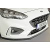 Rieger lipa pod přední nárazník pro Ford Focus 4 DEH, ST 5-dvéř. (combi), 5-dvéř. (hatchback), 5-dvéř. (sedan), 06/19-, 09/18-, plast ABS lakovaný do černé lesklé barvy