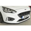 Rieger lipa pod přední nárazník pro Ford Focus 4 DEH, ST 5-dvéř. (combi), 5-dvéř. (hatchback), 5-dvéř. (sedan), 06/19-, 09/18-, plast ABS lakovaný do černé lesklé barvy
