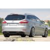 Rieger spoiler pod zadní nárazník SG-Design pro Ford Mondeo BA7 combi před faceliftem r.v. 03/07-09/10, plast ABS s povrchovou úpravou Carbon-Look, pro vozy s dvojitou koncovkou na obou stranách