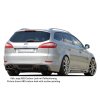 Rieger spoiler pod zadní nárazník SG-Design pro Ford Mondeo BA7 combi před faceliftem r.v. 03/07-09/10, plast ABS s povrchovou úpravou Carbon-Look, pro vozy s dvojitou koncovkou vlevo