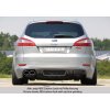 Rieger spoiler pod zadní nárazník SG-Design pro Ford Mondeo BA7 combi před faceliftem r.v. 03/07-09/10, plast ABS s povrchovou úpravou Carbon-Look, pro vozy s dvojitou koncovkou vlevo