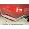 Rieger spoiler pod zadní nárazník na levé straně pro Ford Mustang 6 LAE kabriolet, kupé před faceliftem r.v. 11/14-07/17, plast ABS bez povrchové úpravy