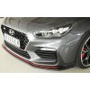 Rieger lipa pod přední nárazník pro Hyundai i30 N-Performance PDE 5-dvéř. (fastback), 5-dvéř. (hatchback), 07/17-, plast ABS bez povrchové úpravy