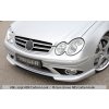Rieger lipa pod přední nárazník Rieger pro Mercedes CLK W209 kabriolet, kupé (předfacelift / do r.v. 2005), 00/02-06/04, plast ABS bez povrchové úpravy