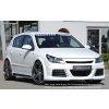 Rieger kompletní přední nárazník pro Opel Astra H vč. GTC, Twin-Top 3-dvéř., 5-dvéř., caravan, hatchback, kabriolet, plast ABS bez povrchové úpravy, s malým výřezem pro ostřikovače předních světlometů, s výřezem na světla pro denní svícení