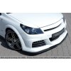 Rieger kompletní přední nárazník pro Opel Astra H vč. GTC, Twin-Top 3-dvéř., 5-dvéř., caravan, hatchback, kabriolet, plast ABS bez povrchové úpravy, s malým výřezem pro ostřikovače předních světlometů, s výřezem na světla pro denní svícení