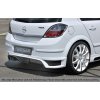 Rieger spoiler pod zadní nárazník pro Opel Astra H 5-dvéř., hatchback, notchback r.v. 03/04-, plast ABS bez povrchové úpravy, pro dvojitou koncovku vlevo