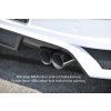 Rieger spoiler pod zadní nárazník pro Opel Astra H 5-dvéř., hatchback, notchback r.v. 03/04-, plast ABS s povrchovou úpravou Carbon-Look, pro dvojité koncovky na obou stranách