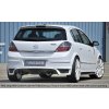Rieger spoiler pod zadní nárazník pro Opel Astra H 5-dvéř., hatchback, notchback r.v. 03/04-, plast ABS s povrchovou úpravou Carbon-Look, pro dvojité koncovky na obou stranách
