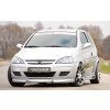 Rieger spoiler pod přední nárazník pro Opel Corsa C 3-dvéř., 5-dvéř. po faceliftu, r.v. 06/03-, plast ABS bez povrchové úpravy