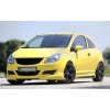 Rieger spoiler pod přední nárazník pro Opel Corsa D 3-dvéř., 5-dvéř. před faceliftem, r.v. 07/06-12/10, plast ABS bez povrchové úpravy, bez žebrování