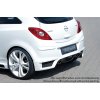 Rieger spoiler pod zadní nárazník pro Opel Corsa D 3-dvéř., 5-dvéř. vč. faceliftu r.v. 01/11-, 07/06-12/10, plast ABS bez povrchové úpravy, pro koncovky na obou stranách