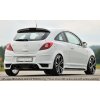 Rieger spoiler pod zadní nárazník pro Opel Corsa D 3-dvéř., 5-dvéř. vč. faceliftu r.v. 01/11-, 07/06-12/10, plast ABS bez povrchové úpravy, pro koncovky na obou stranách
