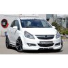 Rieger spoiler pod přední nárazník pro Opel Corsa D 3-dvéř., 5-dvéř. před faceliftem, r.v. 07/06-12/10, plast ABS bez povrchové úpravy, s žebrováním