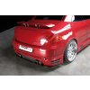 Rieger spoiler pod zadní nárazník pro Peugeot 307 convertible CC vč. faceliftu r.v. 04/01-04/05, 05-05-, plast ABS s povrchovou úpravou Carbon-Look