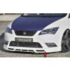 Rieger spoiler pod přední nárazník pro Seat Leon 5F 3-dvéř. (sc), 5-dvéř., 5-dvéř. (ST/Combi) před faceliftem, r.v. 10/12-12/16, plast ABS bez povrchové úpravy