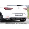 Rieger spoiler pod zadní nárazník pro Seat Leon 5F 3-dvéř. (sc), 5-dvéř. před faceliftem r.v. 10/12-12/16, plast ABS lakovaný do černé lesklé barvy, pro sportovní koncovky na obou stranách 100 mm