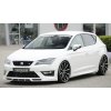 Rieger spoiler pod přední nárazník pro Seat Leon Cupra 5F 3-dvéř. (sc), 5-dvéř., 5-dvéř. (ST/Combi) před faceliftem, r.v. 03/14-12/16, plast ABS bez povrchové úpravy