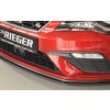 Rieger lipa pod přední nárazník pro Seat Leon Cupra 5F 3-dvéř. (sc), 5-dvéř., 5-dvéř. (ST/Combi) po faceliftu, 01/17-, plast ABS bez povrchové úpravy