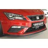 Rieger lipa pod přední nárazník pro Seat Leon Cupra 5F 3-dvéř. (sc), 5-dvéř., 5-dvéř. (ST/Combi) po faceliftu, 01/17-, plast ABS bez povrchové úpravy