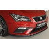 Rieger lipa pod přední nárazník pro Seat Leon Cupra 5F 3-dvéř. (sc), 5-dvéř., 5-dvéř. (ST/Combi) po faceliftu, 01/17-, plast ABS bez povrchové úpravy