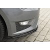 Rieger lipa pod přední nárazník pro Seat Leon Cupra 5F 3-dvéř. (sc), 5-dvéř., 5-dvéř. (ST/Combi) před faceliftem, 03/14-12/16, plast ABS lakovaný do černé lesklé barvy
