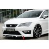 Rieger spoiler pod přední nárazník pro Seat Leon FR 5F 3-dvéř. (sc), 5-dvéř., 5-dvéř. (ST/Combi) před faceliftem, r.v. 01/13-12/16, plast ABS bez povrchové úpravy