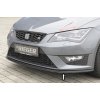 Rieger lipa pod přední nárazník pro Seat Leon FR 5F 3-dvéř. (sc), 5-dvéř., 5-dvéř. (ST/Combi) před faceliftem, 01/13-12/16, plast ABS bez povrchové úpravy