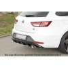 Rieger vložka zadního nárazníku pro Seat Leon FR 5F 5-dvéř. (ST/Combi) před faceliftem, plast ABS bez povrchové úpravy, pro sportovní koncovky na obou stranách 100 mm
