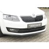 Rieger lipa pod přední nárazník pro Škoda Octavia 5E combi, sedan před faceliftem, 02/13-01/17, plast ABS lakovaný do černé lesklé barvy, ABS plast: bez povrchové úpravy