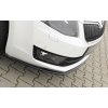 Rieger lipa pod přední nárazník pro Škoda Octavia 5E combi, sedan před faceliftem, 02/13-01/17, plast ABS lakovaný do černé lesklé barvy, ABS plast: bez povrchové úpravy