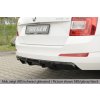 Rieger vložka zadního nárazníku pro Škoda Octavia 5E combi, sedan vč. faceliftu, ABS plast: Carbon-Look, pro vozy: s parkovacím asistentem PDC