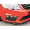 Rieger lipa pod přední nárazník pro Škoda Octavia RS 5E combi, sedan před faceliftem, 06/13-01/17, plast ABS lakovaný do černé lesklé barvy