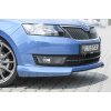 Rieger spoiler pod přední nárazník pro Škoda Rapid NH notchback, spaceback vč. faceliftu, r.v. 05/17-, 07/12-04/17, plast ABS bez povrchové úpravy