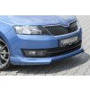 Rieger lipa pod přední nárazník Rieger pro Škoda Rapid NH notchback, spaceback vč. faceliftu, 05/17-, 07/12-04/17, plast ABS bez povrchové úpravy