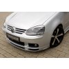 Rieger spoiler pod přední nárazník pro Volkswagen Golf 5 1K 3-dvéř., 5-dvéř., plast ABS bez povrchové úpravy, mimo GTI, s žebrováním