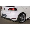 Rieger vložka zadního nárazníku pro Volkswagen Golf 6 GTI 3-dvéř., 5-dvéř., kabriolet, plast ABS s povrchovou úpravou Carbon-Look