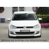 Rieger spoiler pod přední nárazník pro Volkswagen Golf 7 3-dvéř., 5-dvéř. před faceliftem, r.v. 10/12-12/16, plast ABS bez povrchové úpravy, s žebrováním