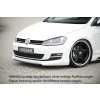 Rieger spoiler pod přední nárazník pro Volkswagen Golf 7 3-dvéř., 5-dvéř. před faceliftem, r.v. 10/12-12/16, plast ABS bez povrchové úpravy, s žebrováním